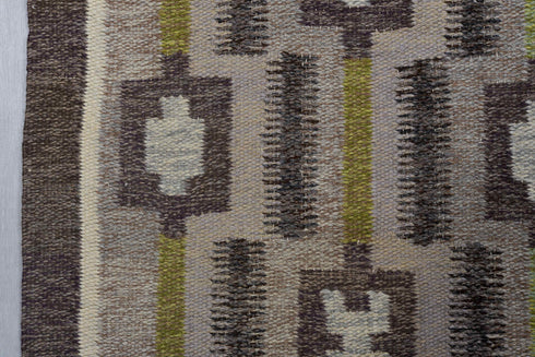 Antique Rollaken Area Rug (4' x 8')